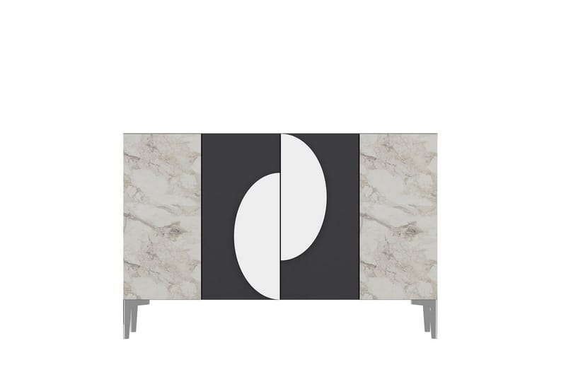 Jorel Konsollbord 120 cm, Antracit/Silver