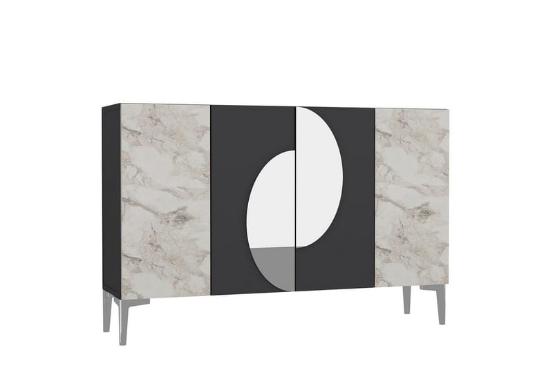 Jorel Konsollbord 120 cm - Antracit/Silver - Möbler - Bord & matgrupp - Avlastningsbord & sidobord - Konsolbord & hallbord