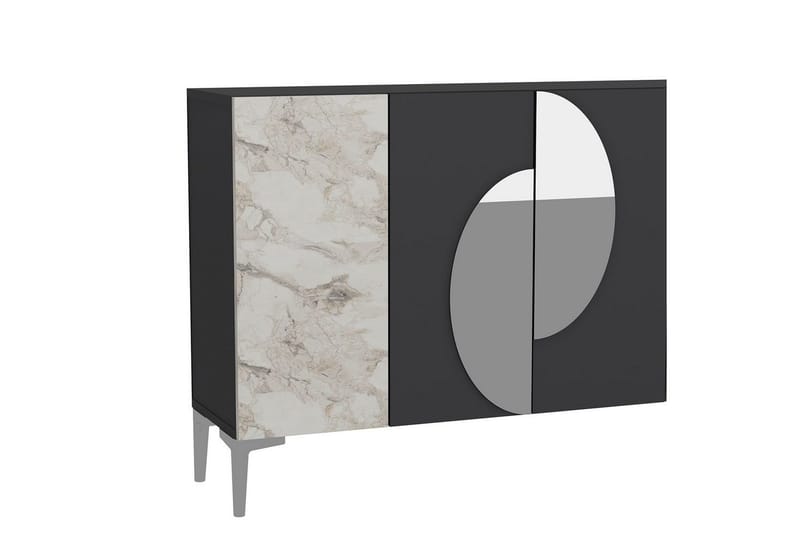 Jorel Konsollbord 120 cm - Antracit/Silver - Möbler - Bord & matgrupp - Avlastningsbord & sidobord - Konsolbord & hallbord