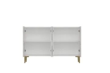 Jorel Konsollbord 120 cm - Vit/Guld - Möbler - Bord & matgrupp - Avlastningsbord & sidobord - Konsolbord & hallbord