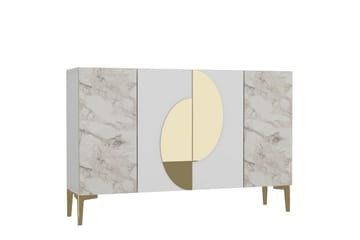 Jorel Konsollbord 120 cm - Vit/Guld - Möbler - Bord & matgrupp - Avlastningsbord & sidobord - Konsolbord & hallbord