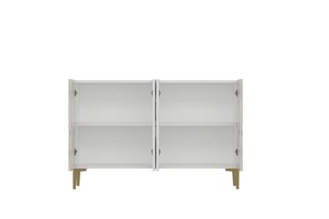 Jorel Konsollbord 120 cm - Vit/Guld - Möbler - Bord & matgrupp - Avlastningsbord & sidobord - Konsolbord & hallbord