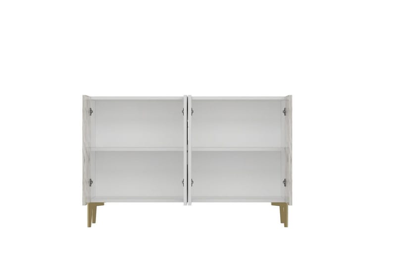 Jorel Konsollbord 120 cm - Vit/Guld - Möbler - Bord & matgrupp - Avlastningsbord & sidobord - Konsolbord & hallbord