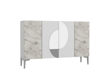 Jorel Konsollbord 120 cm - Vit/Silver - Möbler - Bord & matgrupp - Avlastningsbord & sidobord - Konsolbord & hallbord