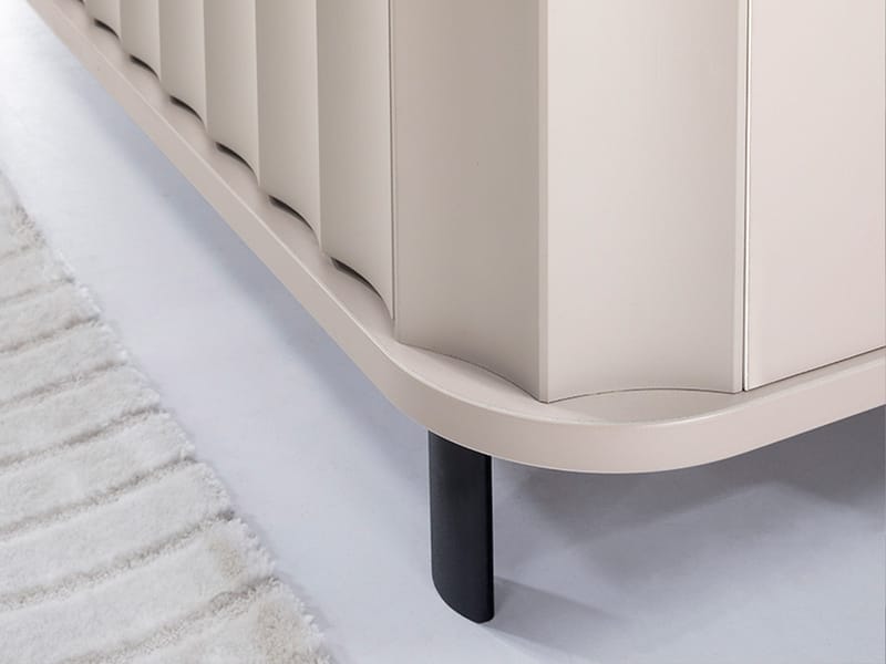Joriel Sängbord 59 cm - Beige|svart - Möbler - Bord & matgrupp - Avlastningsbord & sidobord - Sängbord & nattduksbord