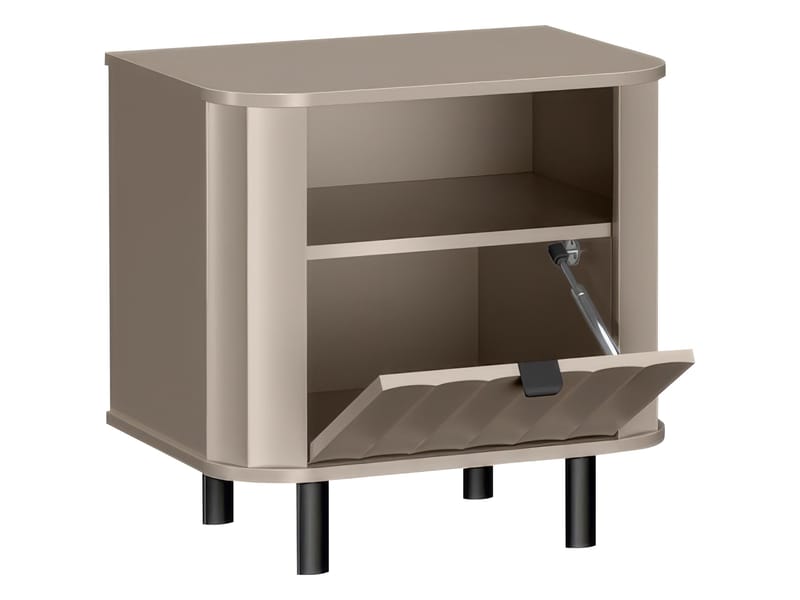 Joriel Sängbord 59 cm - Vit|svart - Möbler - Bord & matgrupp - Avlastningsbord & sidobord - Sängbord & nattduksbord
