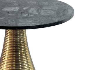 Junara Sidobord 40 cm - Mörkgrön och guld - Möbler - Bord & matgrupp - Avlastningsbord & sidobord - Brickbord & småbord