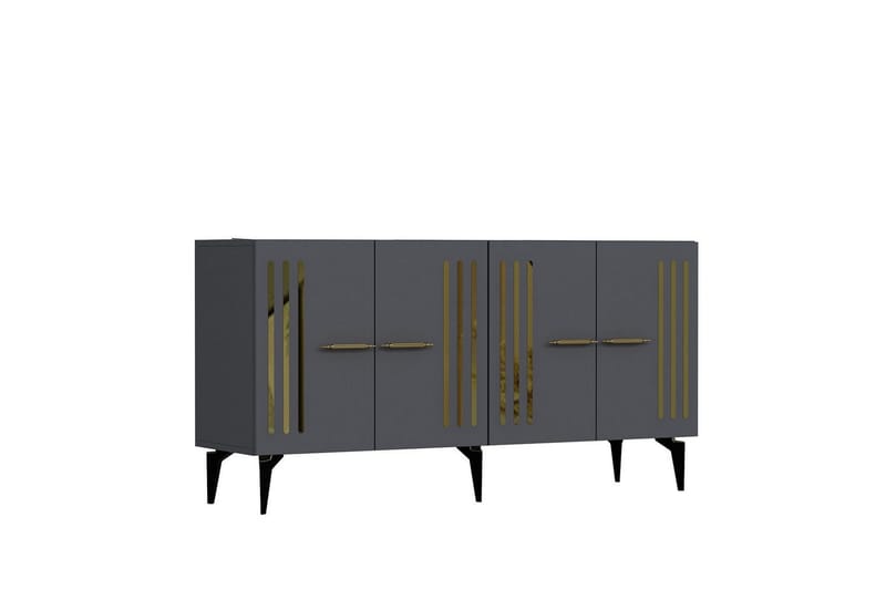 Junes Konsollbord 150 cm - Guld/Antracit - Möbler - Bord & matgrupp - Avlastningsbord & sidobord - Konsolbord & hallbord