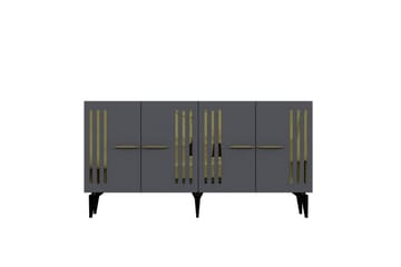 Junes Konsollbord 150 cm - Guld/Antracit - Möbler - Bord & matgrupp - Avlastningsbord & sidobord - Konsolbord & hallbord