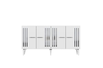 Junes Konsollbord 150 cm - Vit/Silver - Möbler - Bord & matgrupp - Avlastningsbord & sidobord - Konsolbord & hallbord