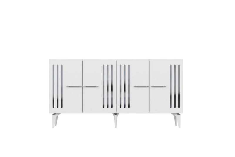 Junes Konsollbord 150 cm - Vit/Silver - Möbler - Bord & matgrupp - Avlastningsbord & sidobord - Konsolbord & hallbord