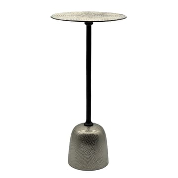 Junira Sidobord 29 cm - Nickelsilver och svart - Möbler - Bord & matgrupp - Avlastningsbord & sidobord - Piedestal & blompiedestal