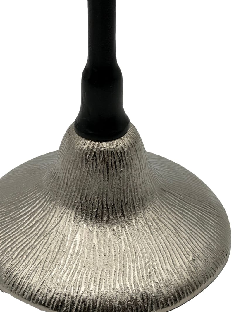 Junova Sidobord 29 cm Industriell stil - Silver och svart - Möbler - Bord & matgrupp - Avlastningsbord & sidobord - Brickbord & småbord