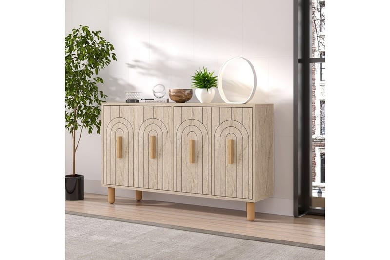 Kambuku Konsollbord 120 cm - Beige - Möbler - Bord & matgrupp - Avlastningsbord & sidobord - Konsolbord & hallbord