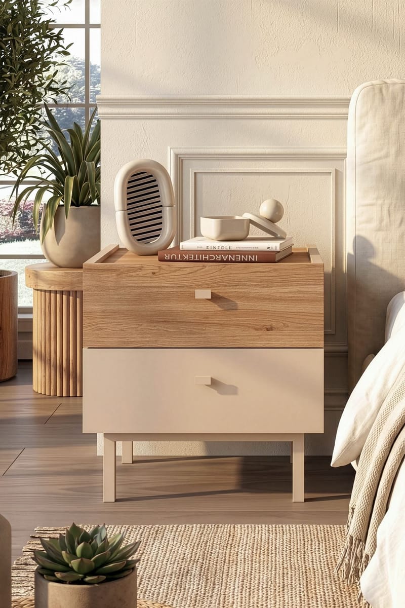 Kamulu Sängbord 47,9x47x36,8 cm - sandek - Möbler - Bord & matgrupp - Avlastningsbord & sidobord - Sängbord & nattduksbord