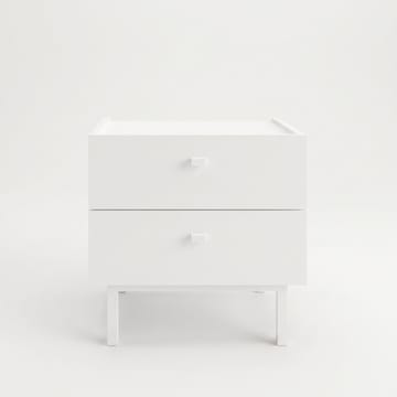 Kamulu Sängbord 47,9x47x36,8 cm - Vit - Möbler - Bord & matgrupp - Avlastningsbord & sidobord - Sängbord & nattduksbord