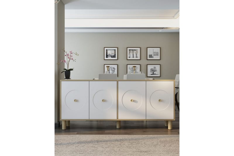 Katsuyoshi Konsollbord 180 cm - Natur/Vit - Möbler - Bord & matgrupp - Avlastningsbord & sidobord - Konsolbord & hallbord
