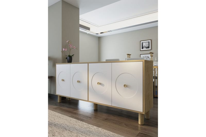 Katsuyoshi Konsollbord 180 cm - Natur/Vit - Möbler - Bord & matgrupp - Avlastningsbord & sidobord - Konsolbord & hallbord