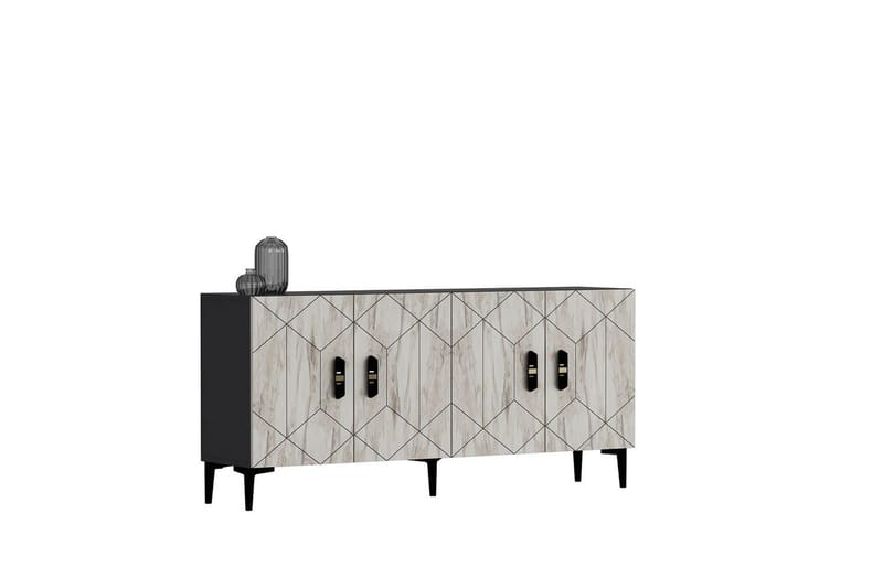 Kaysie Konsollbord 150 cm - Silver/Antracit - Möbler - Bord & matgrupp - Avlastningsbord & sidobord - Konsolbord & hallbord