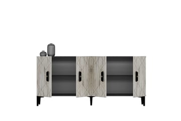 Kaysie Konsollbord 150 cm - Silver/Antracit - Möbler - Bord & matgrupp - Avlastningsbord & sidobord - Konsolbord & hallbord