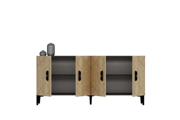 Kaysie Konsollbord 150 cm - Silver/Antracit - Möbler - Bord & matgrupp - Avlastningsbord & sidobord - Konsolbord & hallbord