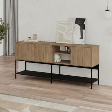 Kenvor Konsol 180x80x40 cm - Naturlig ek, Wood Black, svart - Möbler - Bord & matgrupp - Avlastningsbord & sidobord - Konsolbord & hallbord