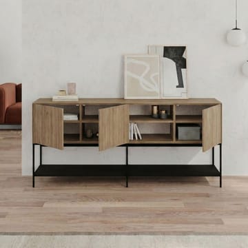 Kenvor Konsol 180x80x40 cm - Naturlig ek, Wood Black, svart - Möbler - Bord & matgrupp - Avlastningsbord & sidobord - Konsolbord & hallbord