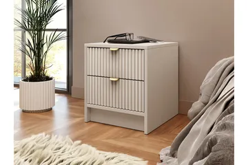 Kintore Sängbord 35 cm - Beige - Möbler - Bord & matgrupp - Avlastningsbord & sidobord - Sängbord & nattduksbord