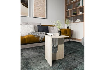 Kiros Sidobord 35x35 cm - Beige - Möbler - Bord & matgrupp - Avlastningsbord & sidobord - Lampbord & sidobord