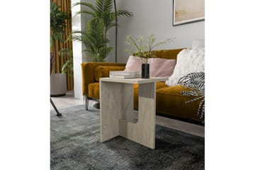 Kiros Sidobord 35x35 cm - Beige - Möbler - Bord & matgrupp - Avlastningsbord & sidobord - Lampbord & sidobord