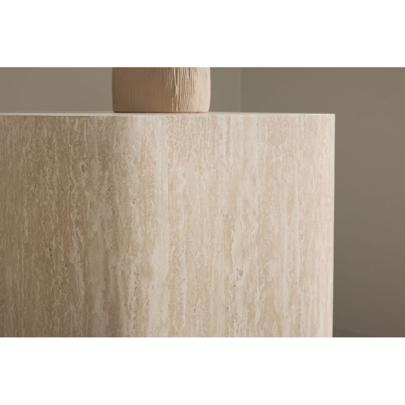 Klirou Sidobord 40 cm - Beige - Möbler - Bord & matgrupp - Avlastningsbord & sidobord - Lampbord & sidobord