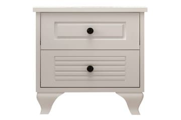 Klyros Sängbord 45 cm - Matt Vit - Möbler - Bord & matgrupp - Avlastningsbord & sidobord - Sängbord & nattduksbord