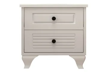 Klyros Sängbord 45 cm - Matt Vit - Möbler - Bord & matgrupp - Avlastningsbord & sidobord - Sängbord & nattduksbord