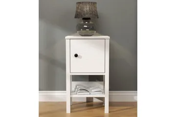 Konrul Sängbord 40 cm - Natur/Vit - Möbler - Bord & matgrupp - Avlastningsbord & sidobord - Sängbord & nattduksbord