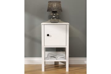 Konrul Sängbord 40 cm - Natur/Vit - Möbler - Bord & matgrupp - Avlastningsbord & sidobord - Sängbord & nattduksbord