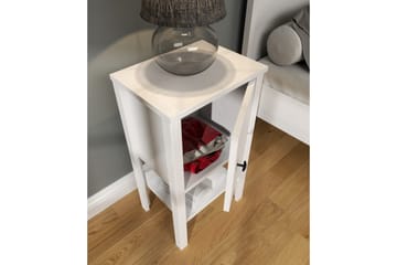Konrul Sängbord 40 cm - Natur/Vit - Möbler - Bord & matgrupp - Avlastningsbord & sidobord - Sängbord & nattduksbord