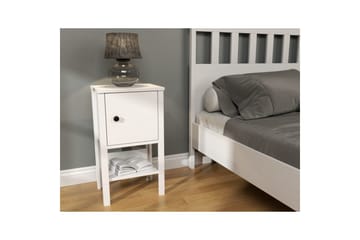 Konrul Sängbord 40 cm - Natur/Vit - Möbler - Bord & matgrupp - Avlastningsbord & sidobord - Sängbord & nattduksbord