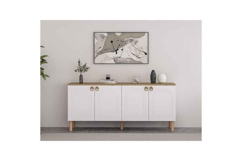 Konsol Bingdi Vit - Vit - Möbler - Bord & matgrupp - Avlastningsbord & sidobord - Konsolbord & hallbord