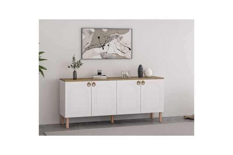 Konsol Bingdi Vit - Vit - Möbler - Bord & matgrupp - Avlastningsbord & sidobord - Konsolbord & hallbord