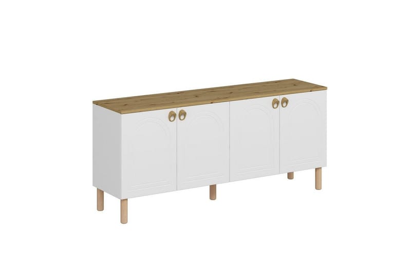 Konsol Bingdi Vit - Vit - Möbler - Bord & matgrupp - Avlastningsbord & sidobord - Konsolbord & hallbord