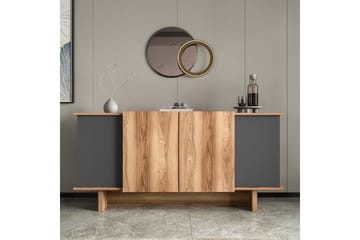 Konsol Diannare Antracit / Valnöt - Antracit / Valnöt - Möbler - Bord & matgrupp - Avlastningsbord & sidobord - Konsolbord & hallbord