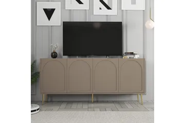 Konsol Hazim Atlas / Rany - Guld/Multifärgad - Möbler - Bord & matgrupp - Avlastningsbord & sidobord - Konsolbord & hallbord