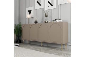 Konsol Hazim Atlas / Rany - Guld/Multifärgad - Möbler - Bord & matgrupp - Avlastningsbord & sidobord - Konsolbord & hallbord