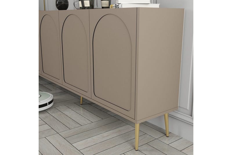Konsol Hazim Atlas / Rany - Guld/Multifärgad - Möbler - Bord & matgrupp - Avlastningsbord & sidobord - Konsolbord & hallbord