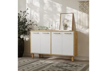 Konsol Hungirr Sudamalek / Vit - Sudamalek / Vit - Möbler - Bord & matgrupp - Avlastningsbord & sidobord - Konsolbord & hallbord