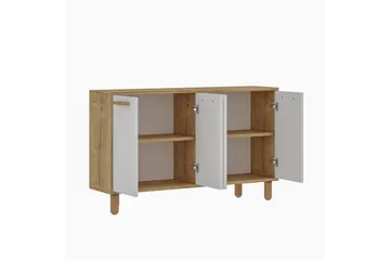 Konsol Hungirr Sudamalek / Vit - Sudamalek / Vit - Möbler - Bord & matgrupp - Avlastningsbord & sidobord - Konsolbord & hallbord