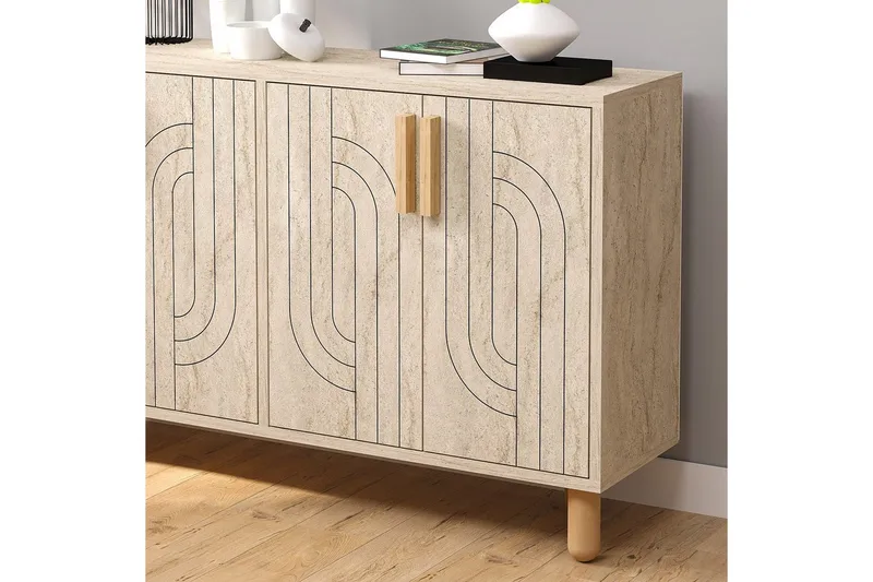 Konsol Januka Travertin - Travertin - Möbler - Bord & matgrupp - Avlastningsbord & sidobord - Konsolbord & hallbord