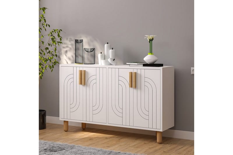 Konsol Januka Vit - Vit - Möbler - Bord & matgrupp - Avlastningsbord & sidobord - Konsolbord & hallbord