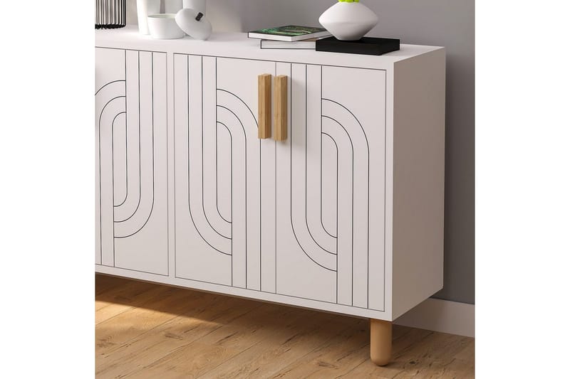 Konsol Januka Vit - Vit - Möbler - Bord & matgrupp - Avlastningsbord & sidobord - Konsolbord & hallbord