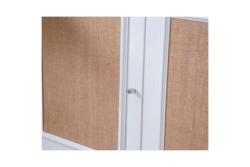 Konsol Jatinder Vit / Ek - Mediumfärgat trä/Vit - Möbler - Bord & matgrupp - Avlastningsbord & sidobord - Konsolbord & hallbord